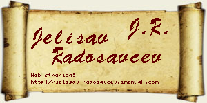 Jelisav Radosavčev vizit kartica